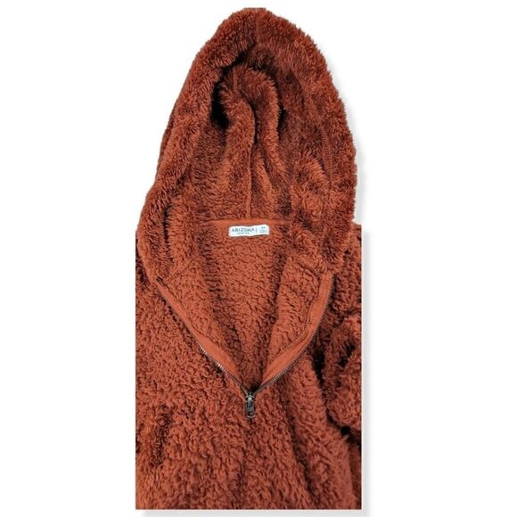 Arizona Faux Fur Hooded Cropped sweatshirt XS-Junior - Picture 3 of 5